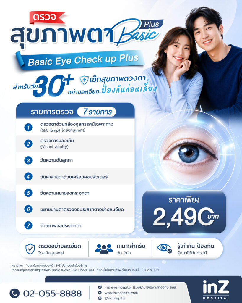 โปรโมชั่นตรวจคัดกรองต้อกระจก